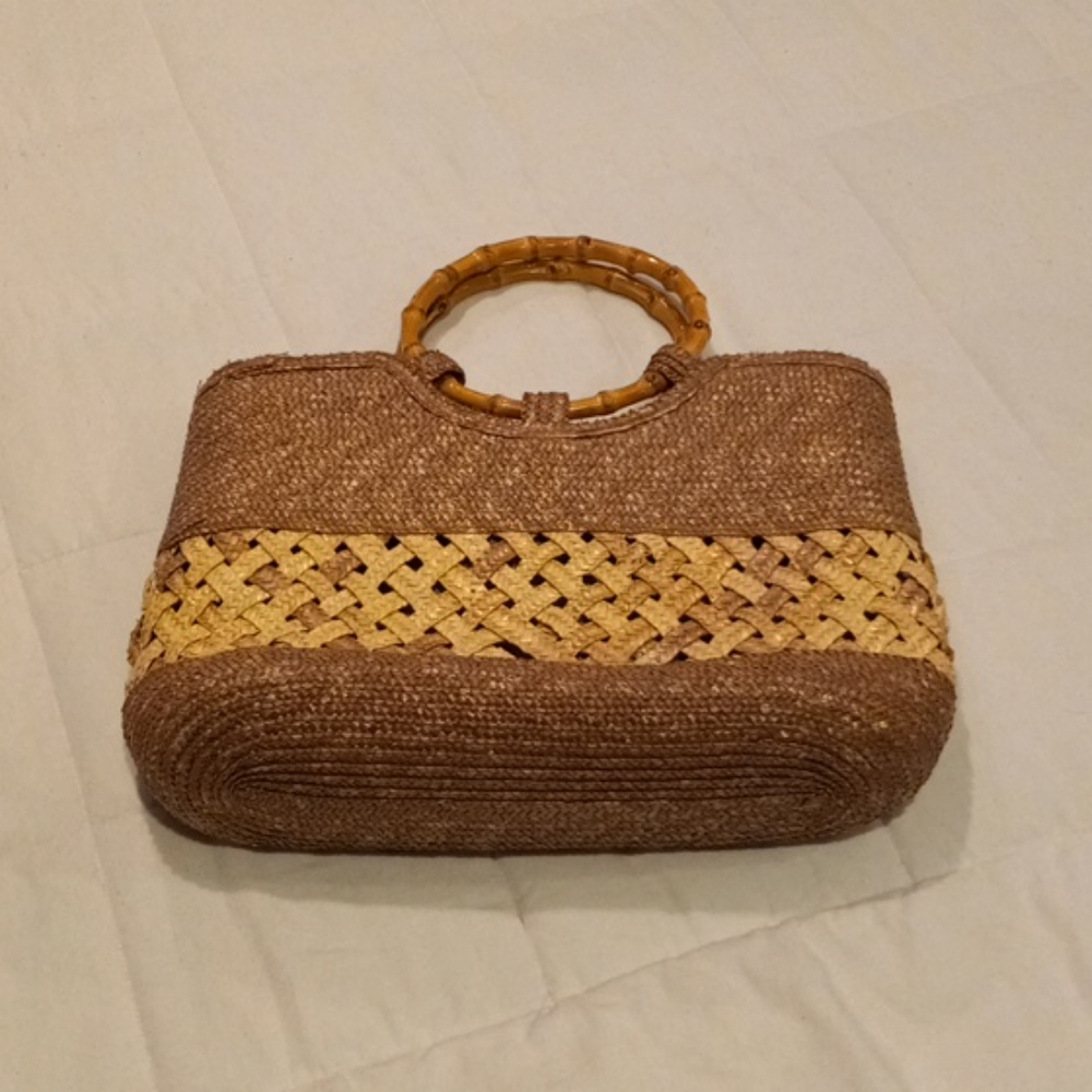 White House Black market straw purse